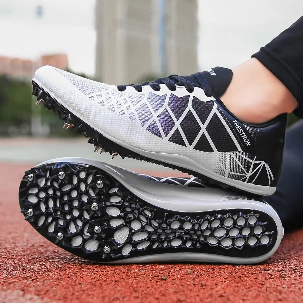 Mens Womens Boys Girls Spikes Athletics Racing Running Shoes Track and Field Sneaker 