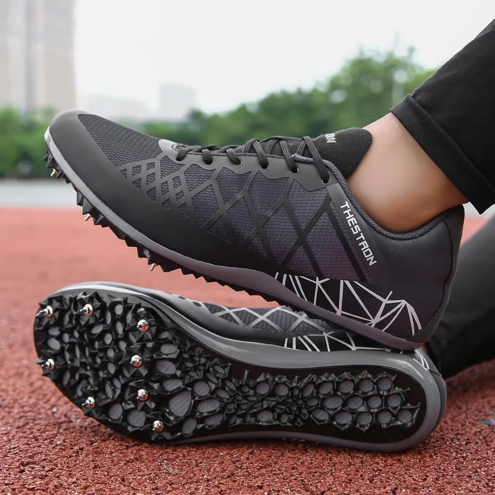 Mens Womens Boys Girls Spikes Athletics Racing Running Shoes Track and Field Sneaker 
