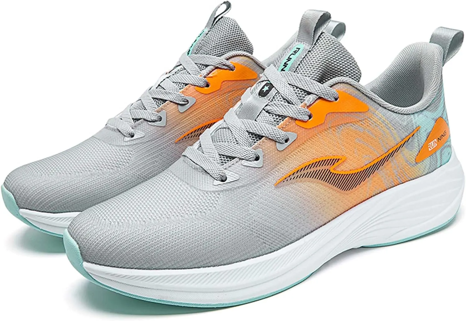 Mens Womens Sneakers, Lightweight Running Shoes, Knitted mesh Comfortable and Breathable, Thick Sole Rebound, Arch Support, Suitable for a Variety of Indoor and Outdoor Sports Training