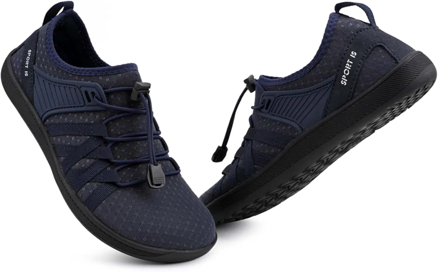 Men's Women's Wide Toe Barefoot Shoes Casual Athletic Fitness Running Breathable Lightweight Walking Zero Drop Sole Multifunctional Training Shoes