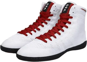 Men's Wrestling Boxing Shoes Breathable Combat Training Shoes Anti-Slip Youth Wrestling Shoes Training High Top Fitness Sneakers