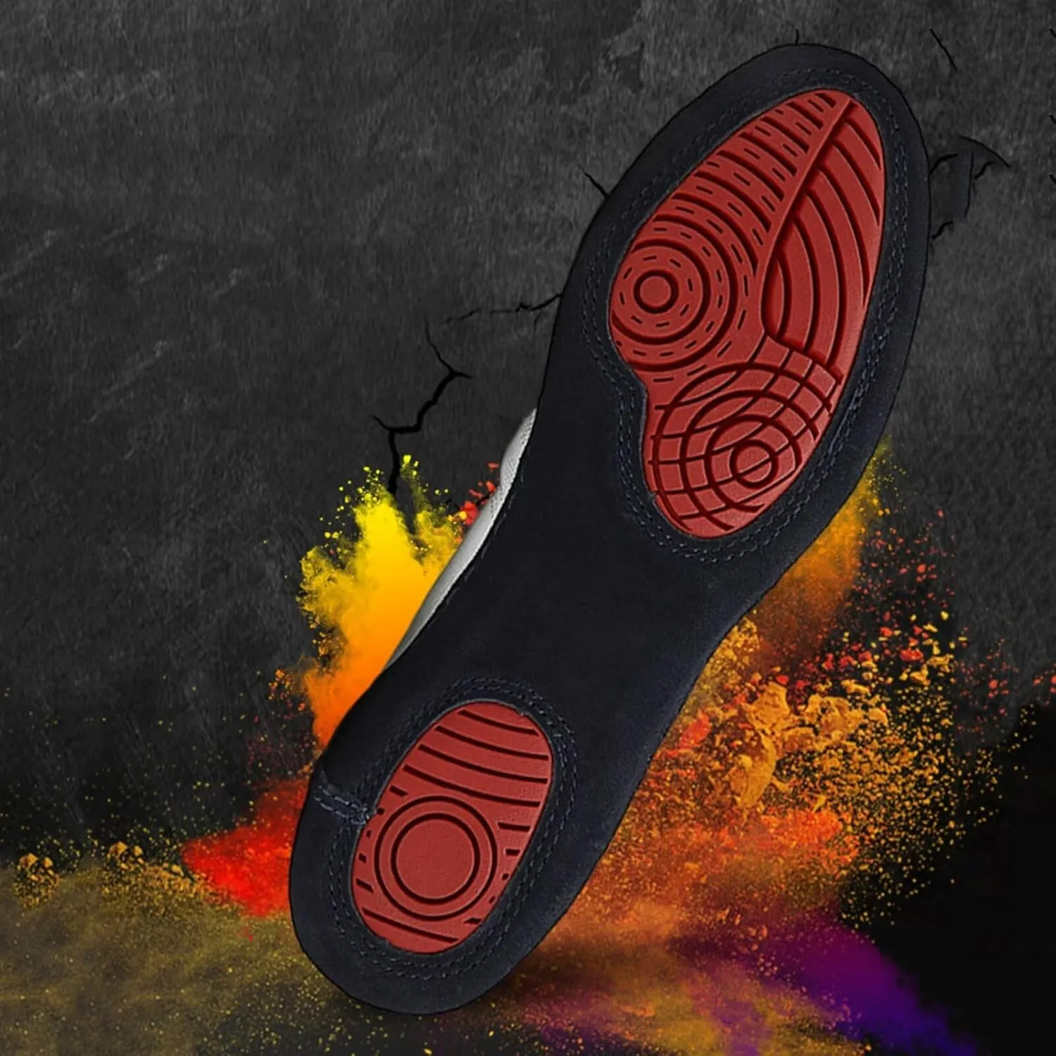 Men's Wrestling Boxing Shoes Breathable Combat Training Shoes Anti-Slip Youth Wrestling Shoes Training High Top Fitness Sneakers