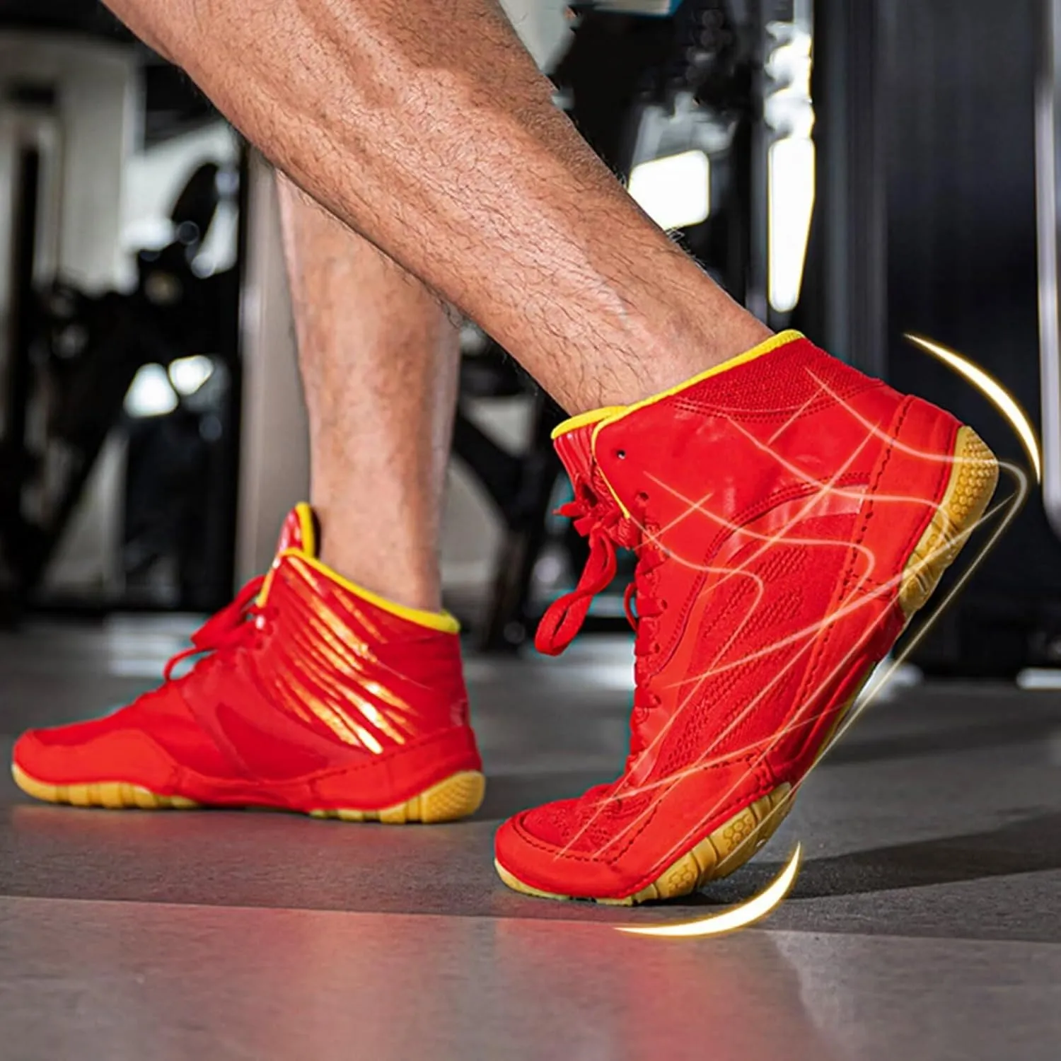 Men's Wrestling Boxing Shoes Breathable Combat Training Shoes for Adult Fighting Sports Master Training Fighting,Fitness,Weightlifting,Martial Arts Boots