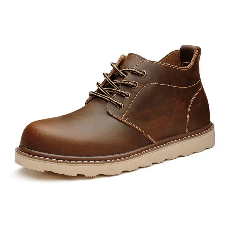 Mid-top British Style Big Head Shoes
