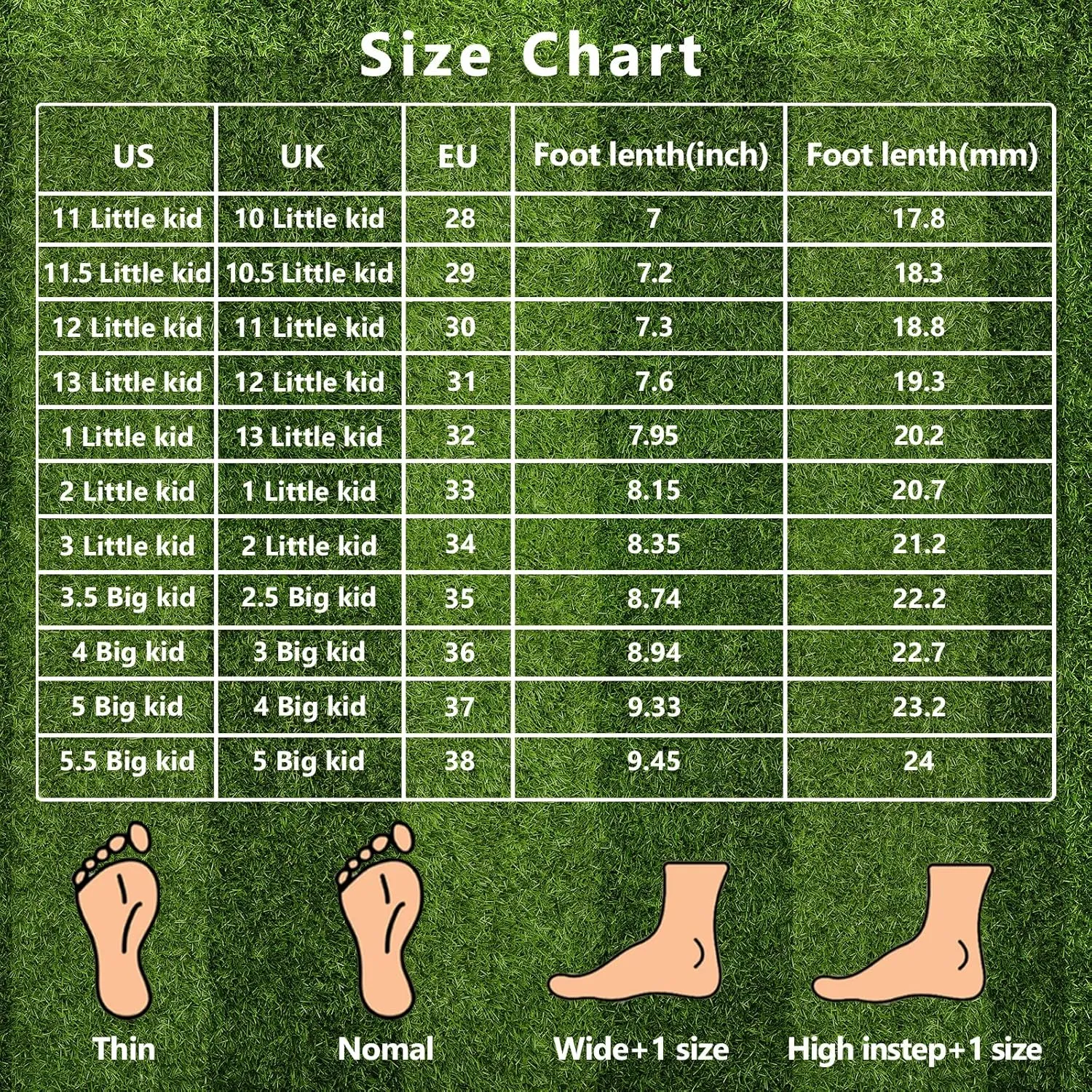 Mnplciea Kids Soccer Cleats Boys Girls Athletic Football Shoes Outdoor Anti-Slip Firm Ground Soccer Shoes