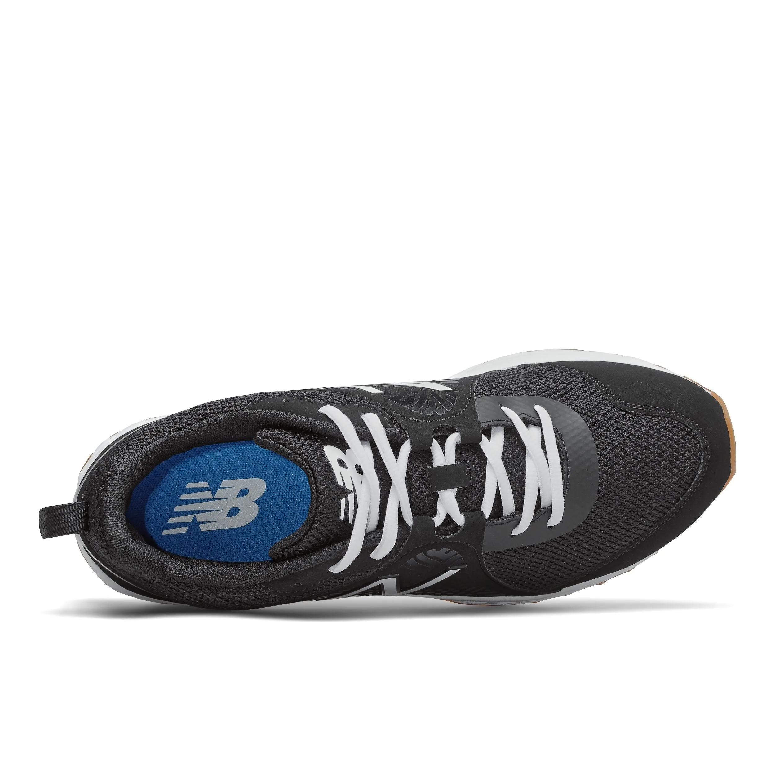 New Balance 3000v5 Black with White Turf Trainer