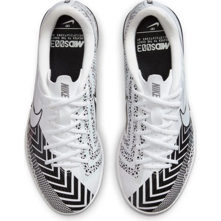 Nike JUNIOR Mercurial Vapor 13 Academy MDS Indoor - White/Black/MetSilver