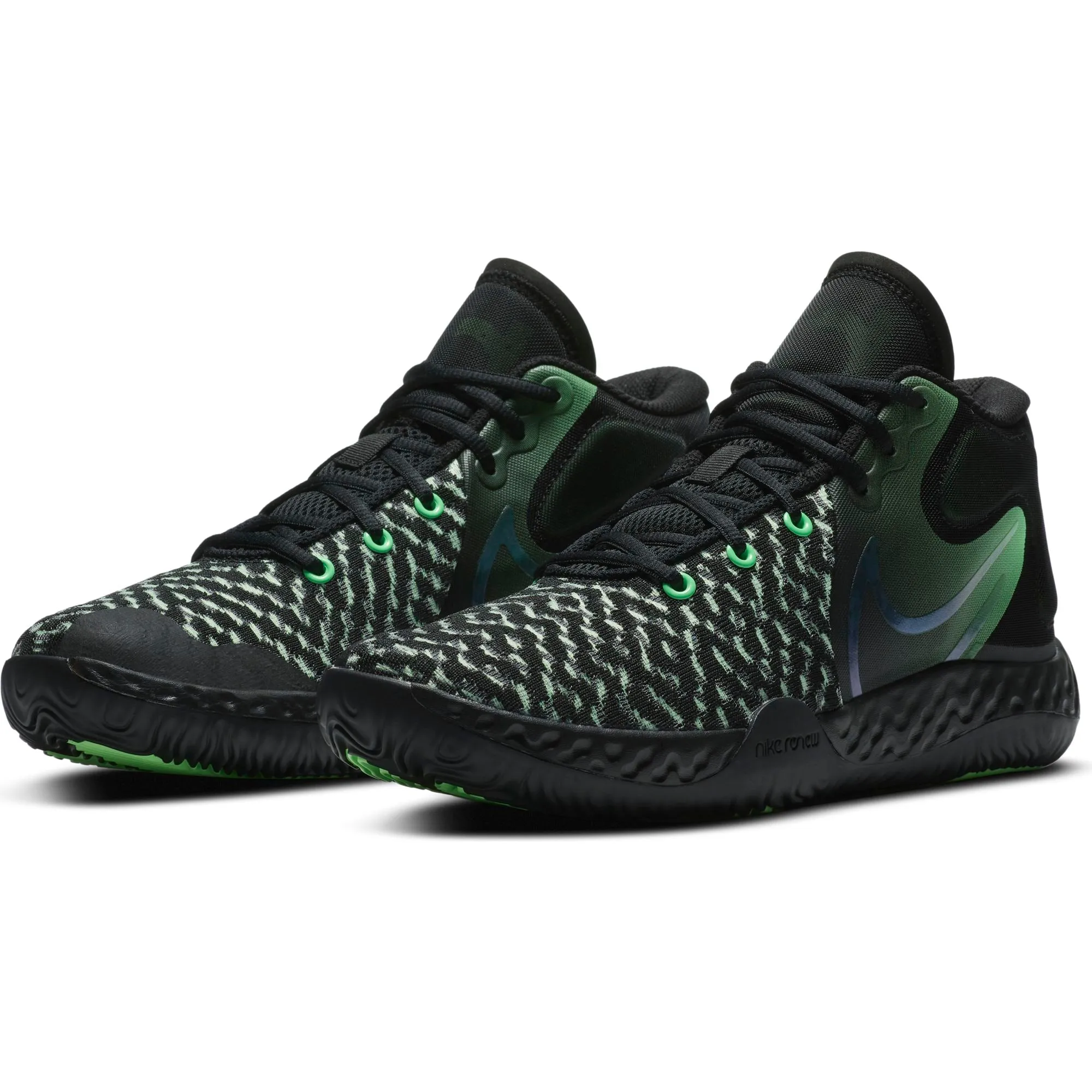 Nike KD Trey 5 VIII Basketball Shoe - Black/Clear/Illusion Green/Racer Blue