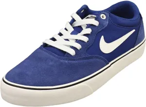Nike SB Chron 2 Skate Shoes (DM3493-401, Deep Royal Blue/Deep Royal Blue/Sail) Size 11