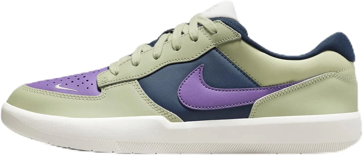 Nike SB Force 58 Premium Skate Shoes (DV5476-300, Olive Aura/Armory Navy/Summit White/) Size 12