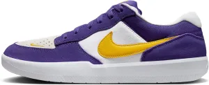 Nike SB Force 58 Skate Shoes (DV5477-500, Court Purple/White/White/Amarillo) Size 10.5