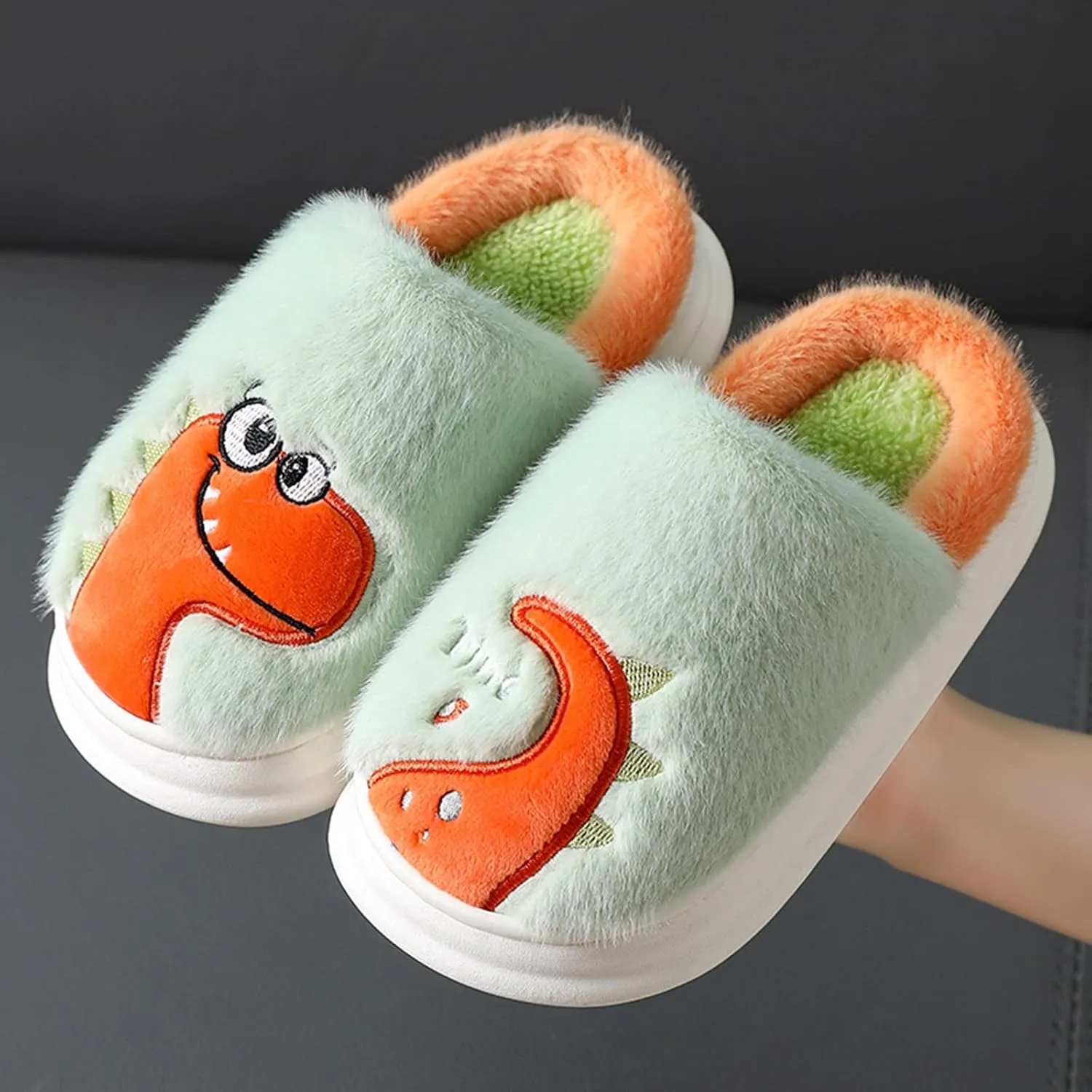 Non Slip Slippers Kids Fashion Autumn And Winter Boys And Girls Slippers Flat Bottom Christmas Slippers Kids