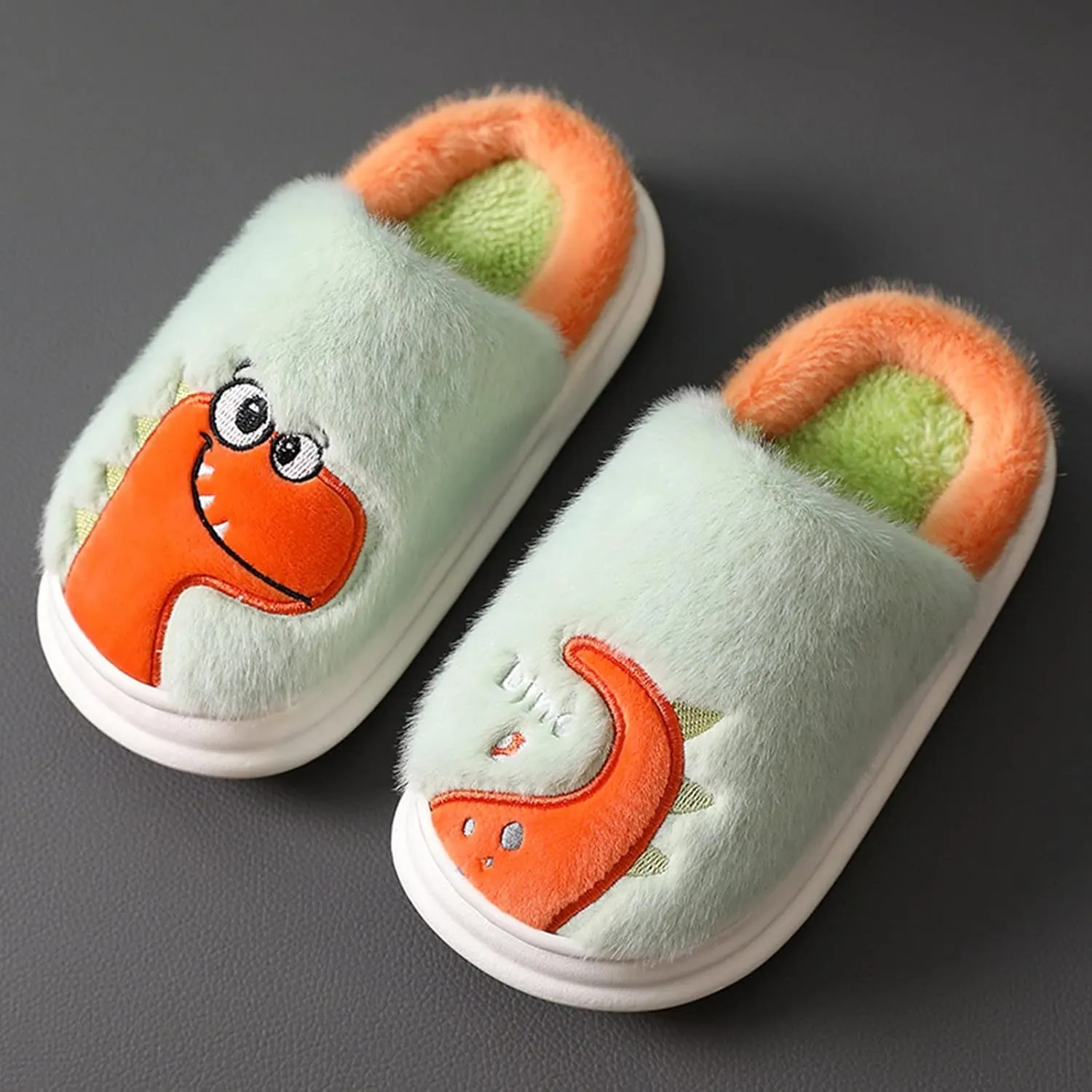 Non Slip Slippers Kids Fashion Autumn And Winter Boys And Girls Slippers Flat Bottom Christmas Slippers Kids