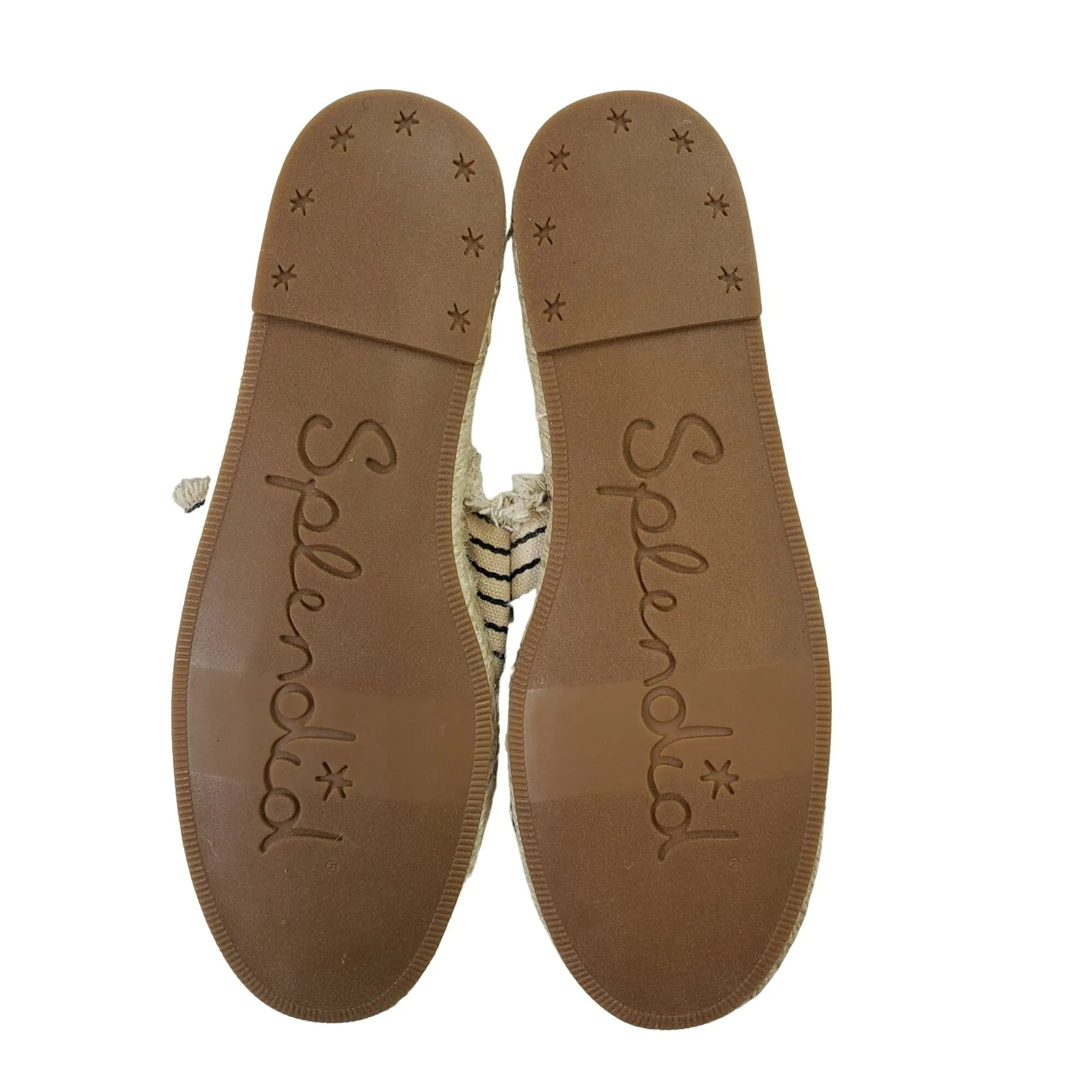 NWOT/NWOB Splendid Jaime Striped Espadrille Slide Sandals Size 7.5