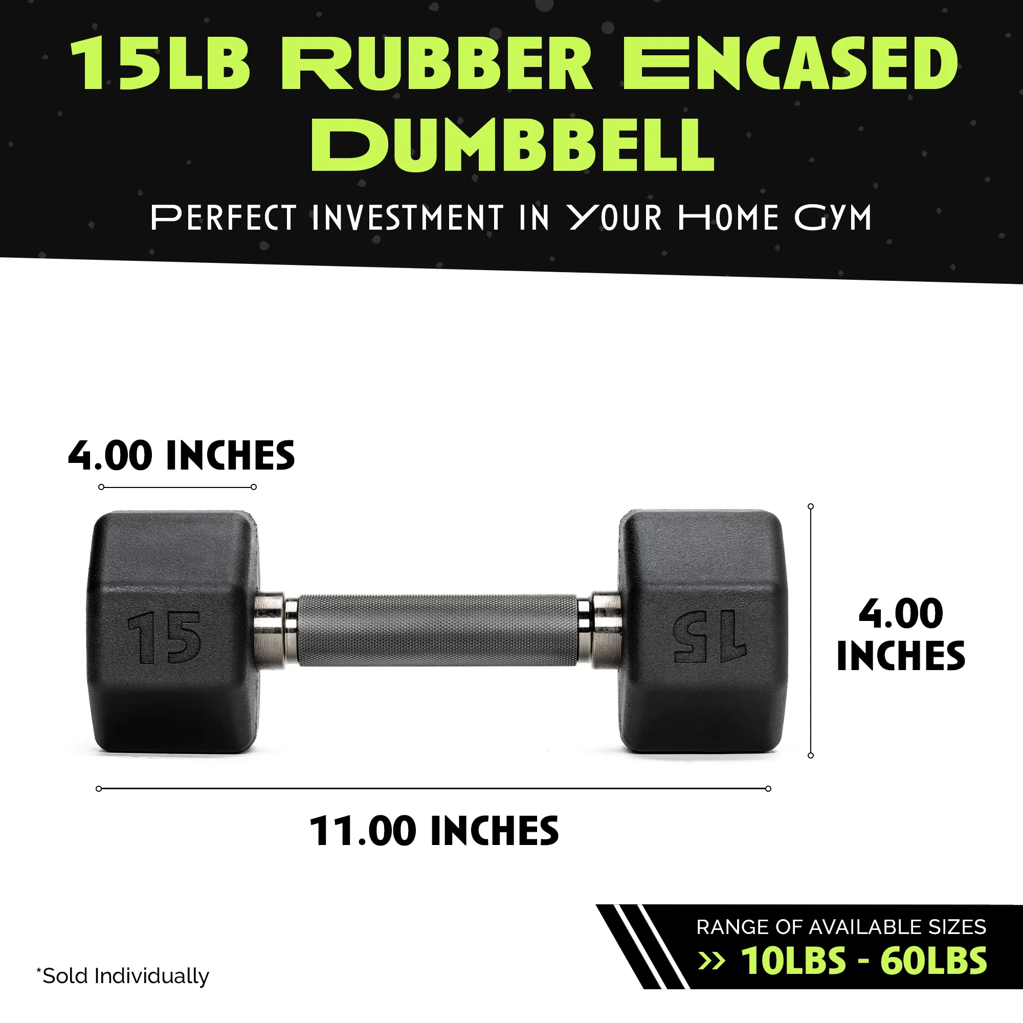 Octo Rubber Dumbbell