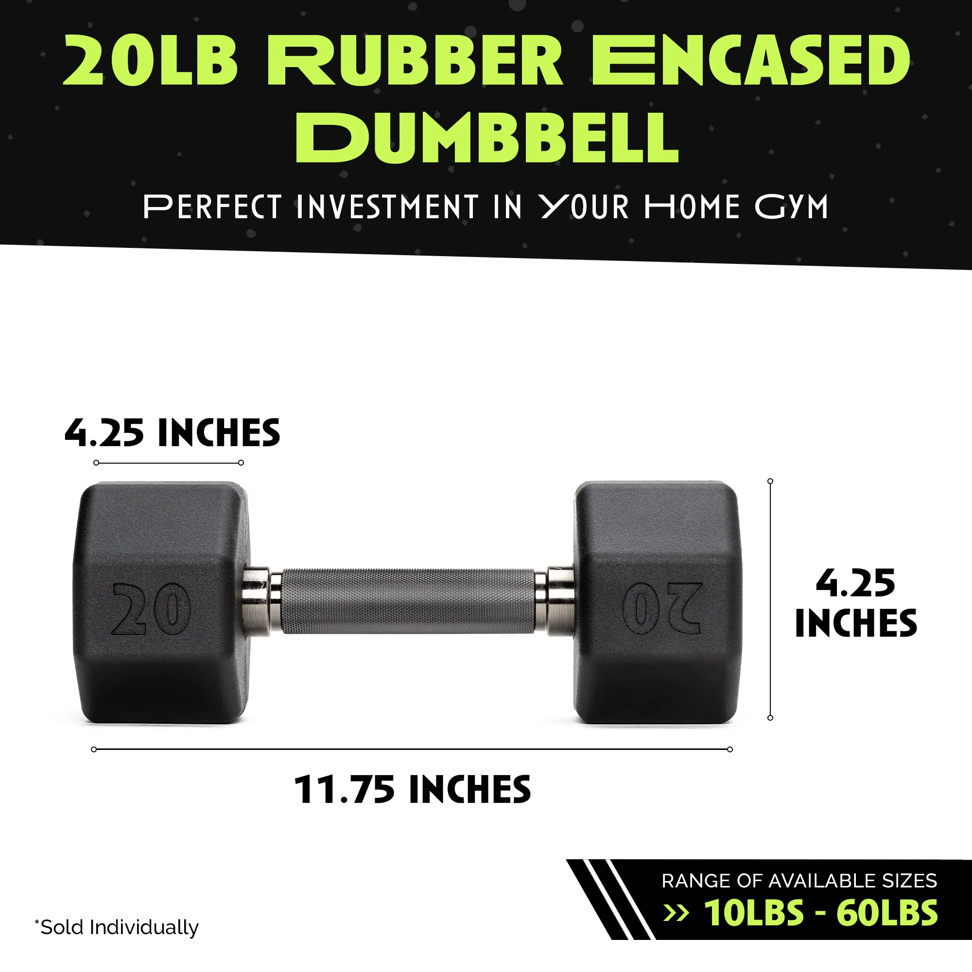 Octo Rubber Dumbbell