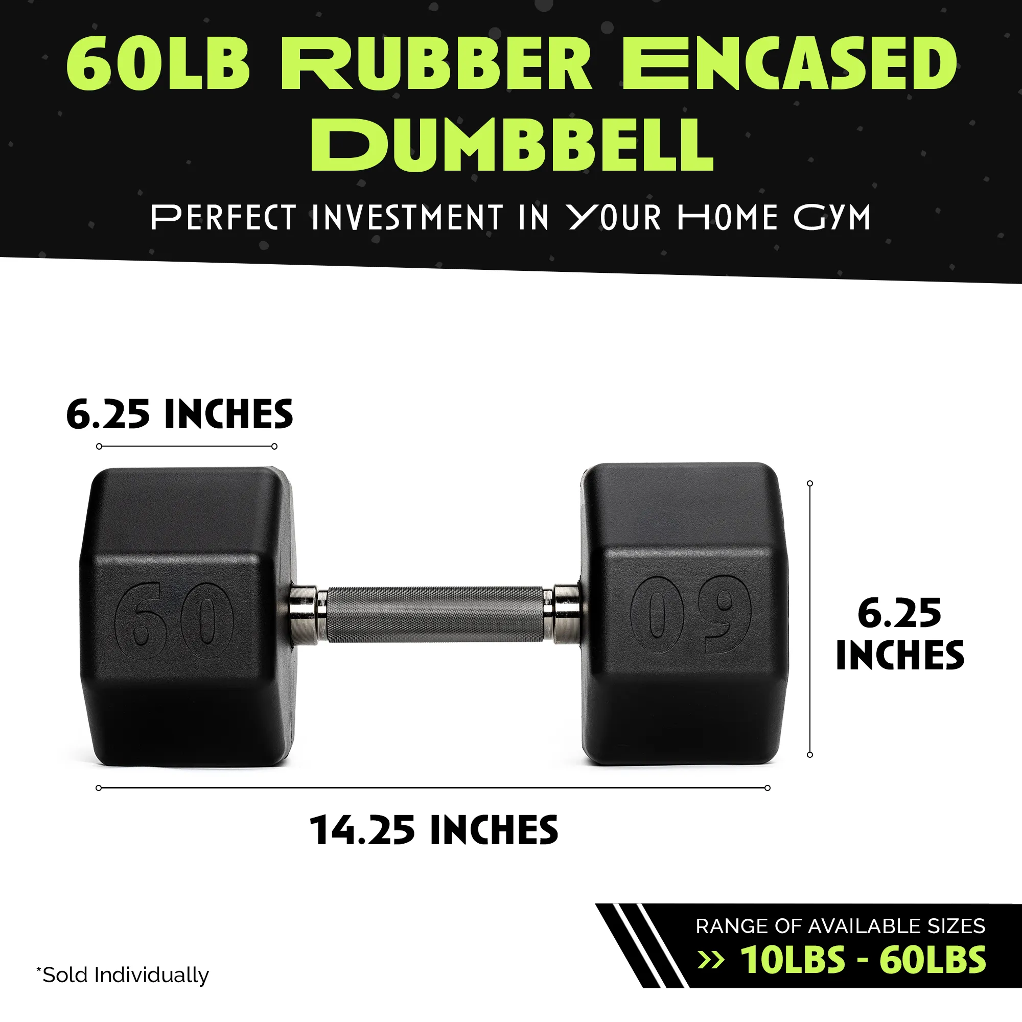 Octo Rubber Dumbbell