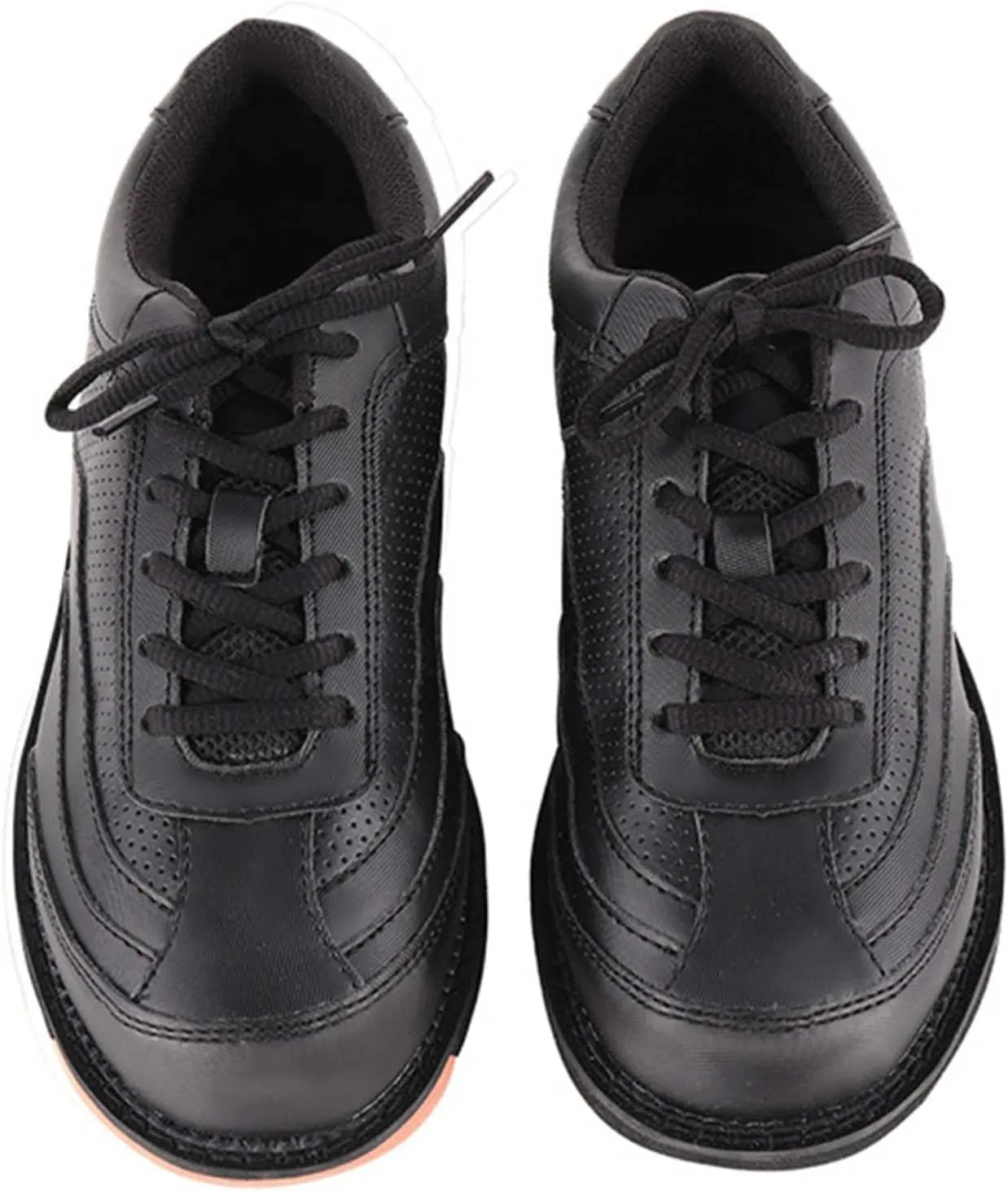 ONAIC Mens Bowls Trainers Leather Lawn Bowling Shoes, Lightweight Breathable Bowling Workout Trainers for Beginner