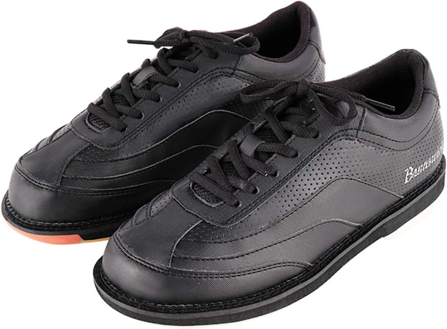 ONAIC Mens Bowls Trainers Leather Lawn Bowling Shoes, Lightweight Breathable Bowling Workout Trainers for Beginner