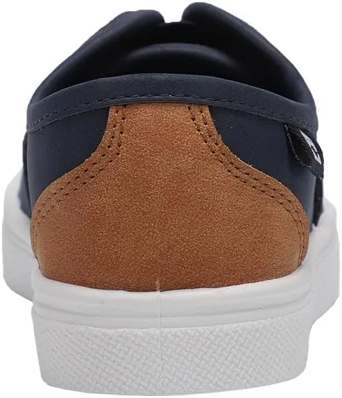 Oomphies Robin Boys Slip-On Sneakers  Canvas Upper, Elastic Strap, Cushioned Insole & Durable Rubber Sole