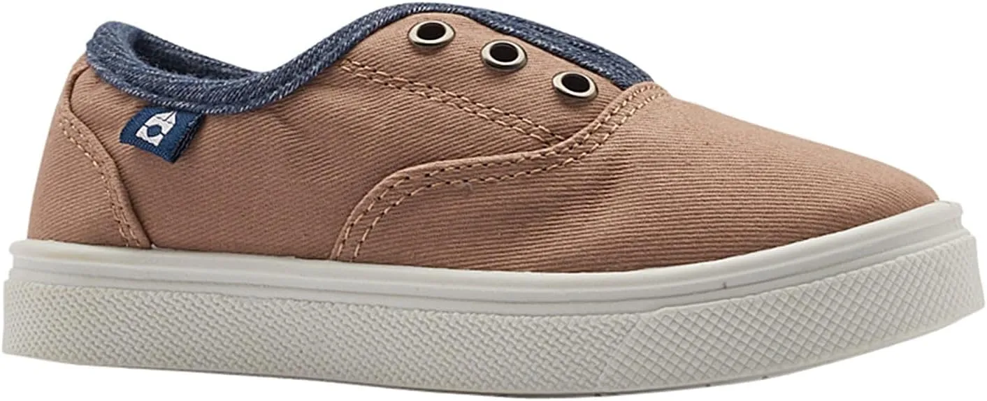 Oomphies Robin Boys Slip-On Sneakers  Canvas Upper, Elastic Strap, Cushioned Insole & Durable Rubber Sole