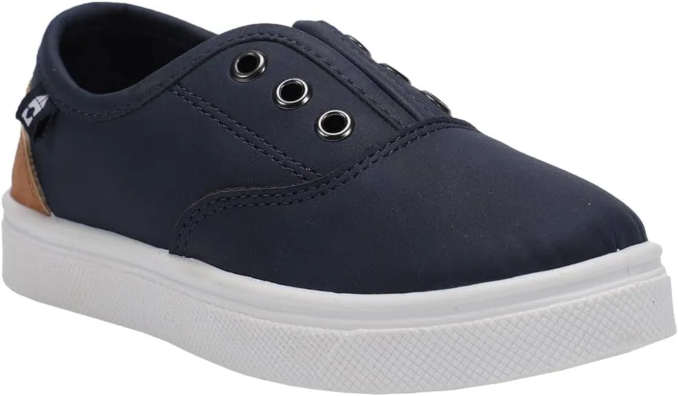 Oomphies Robin Boys Slip-On Sneakers  Canvas Upper, Elastic Strap, Cushioned Insole & Durable Rubber Sole