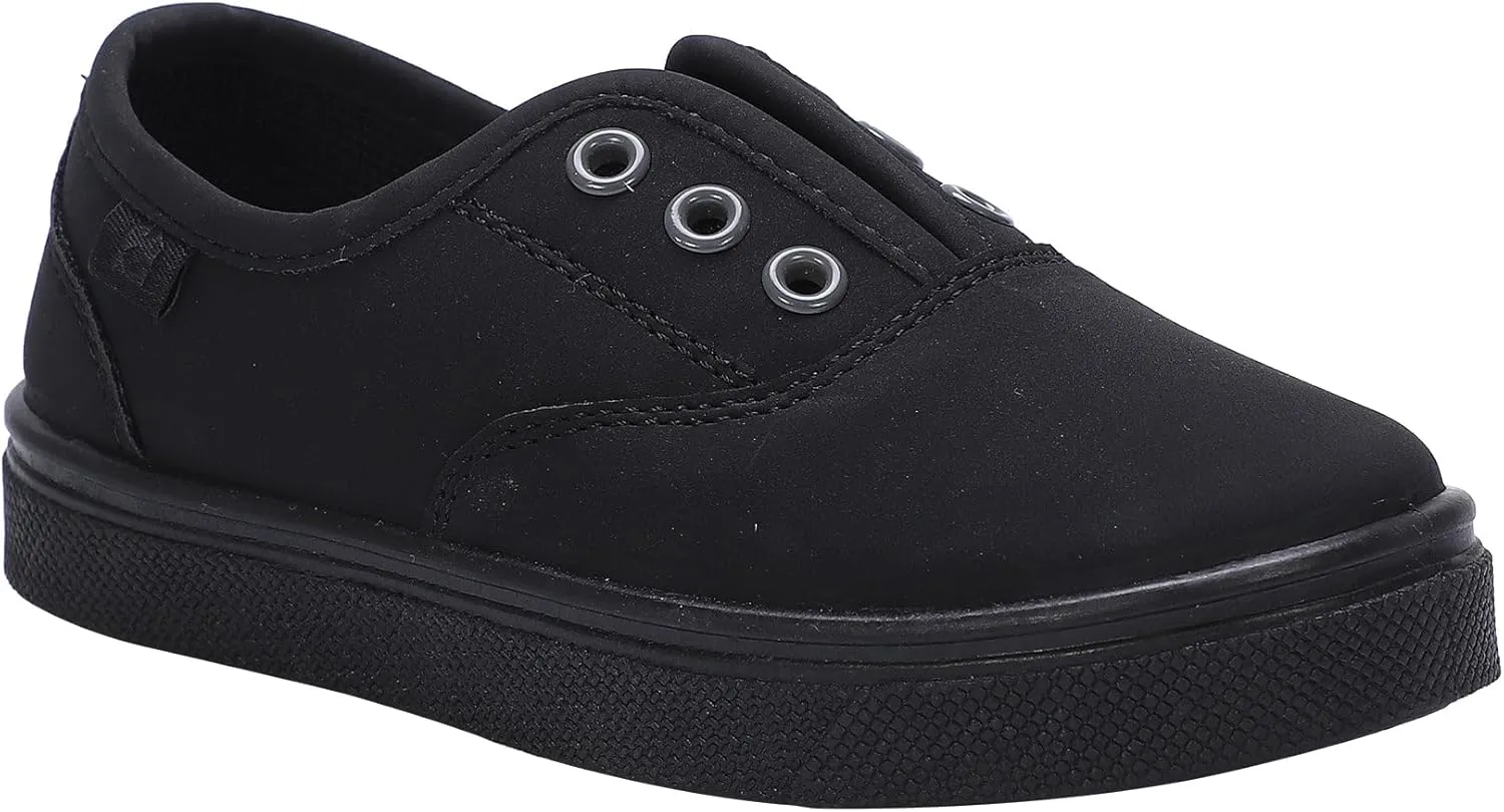 Oomphies Robin Boys Slip-On Sneakers  Canvas Upper, Elastic Strap, Cushioned Insole & Durable Rubber Sole