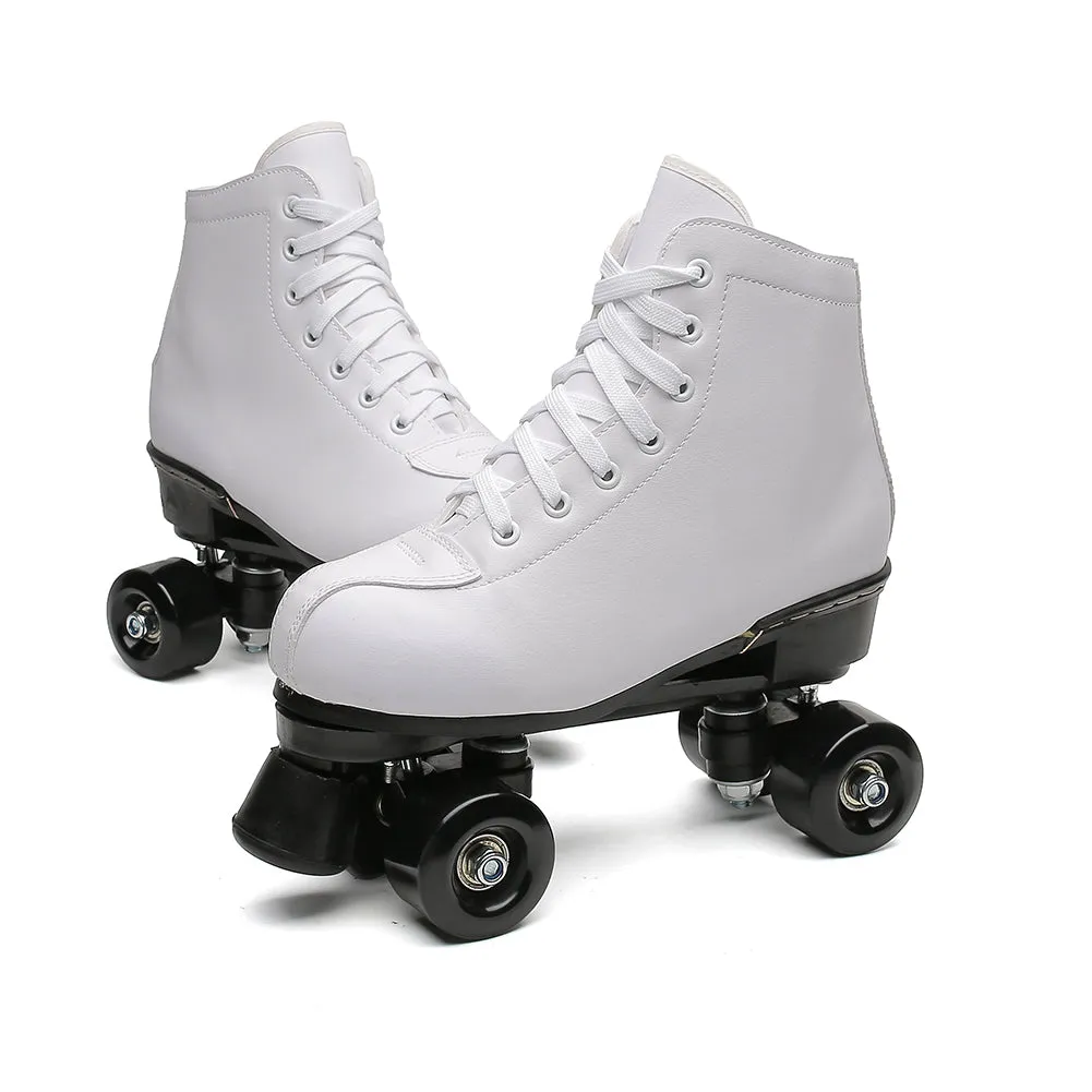 Outdoor Quad Rink Skates Adult Youth Artistic Derby Roller Skate Boots