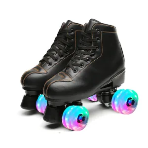 Outdoor Quad Rink Skates Adult Youth Artistic Derby Roller Skate Boots