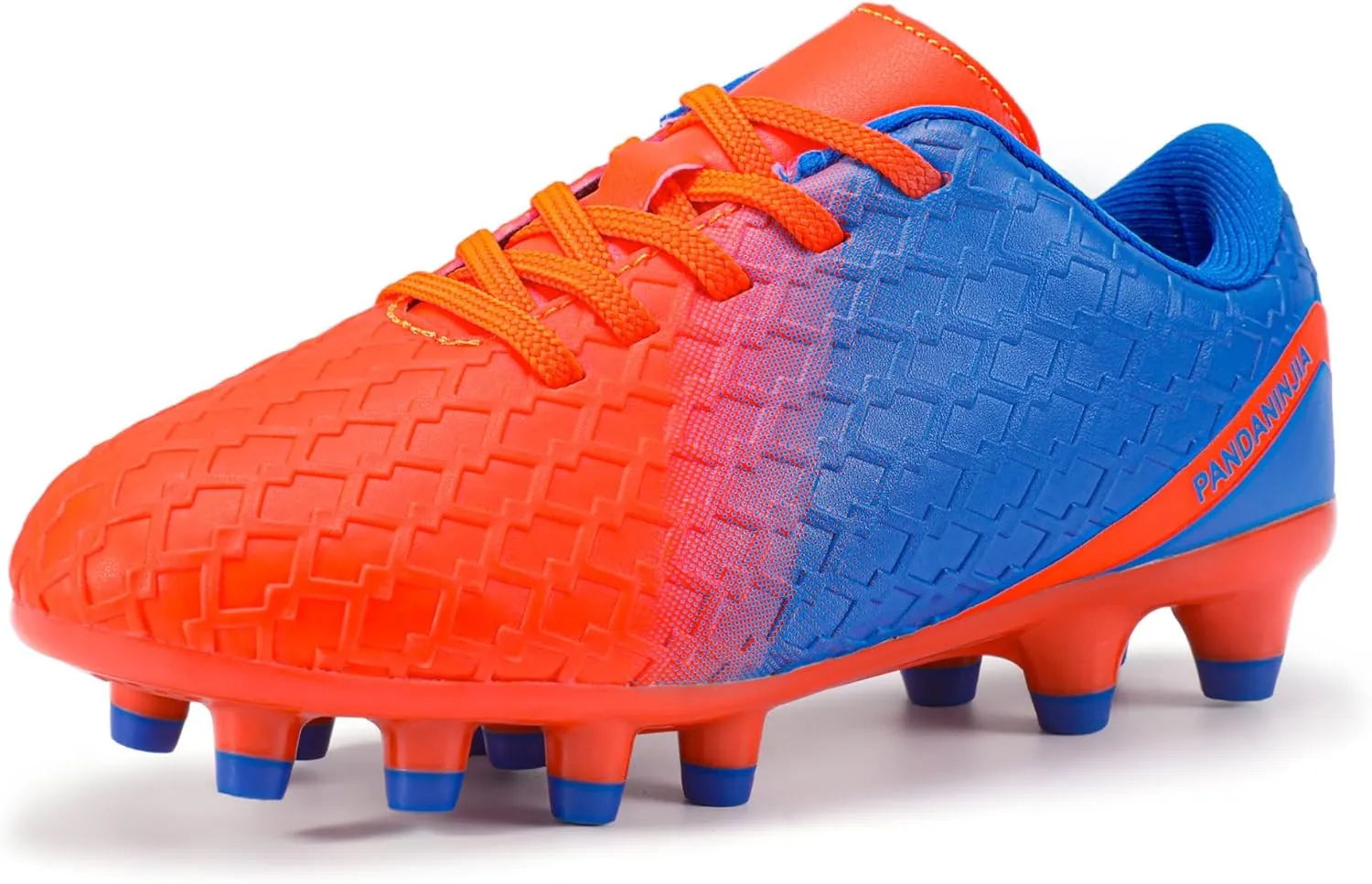 PANDANINJIA Girls Soccer Cleats Athletic Outdoor Boys Kids Football Cleats Little Big Kid Soccer Shoes