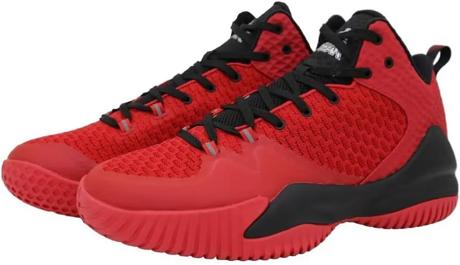 PEAK High Top Mens Basketball Shoes Streetball Master Breathable Outdoor Sneakers Cushioning Shoes for Fitness