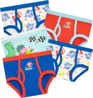 Peppa Pig Boys George Pig Underwear Pack of 5