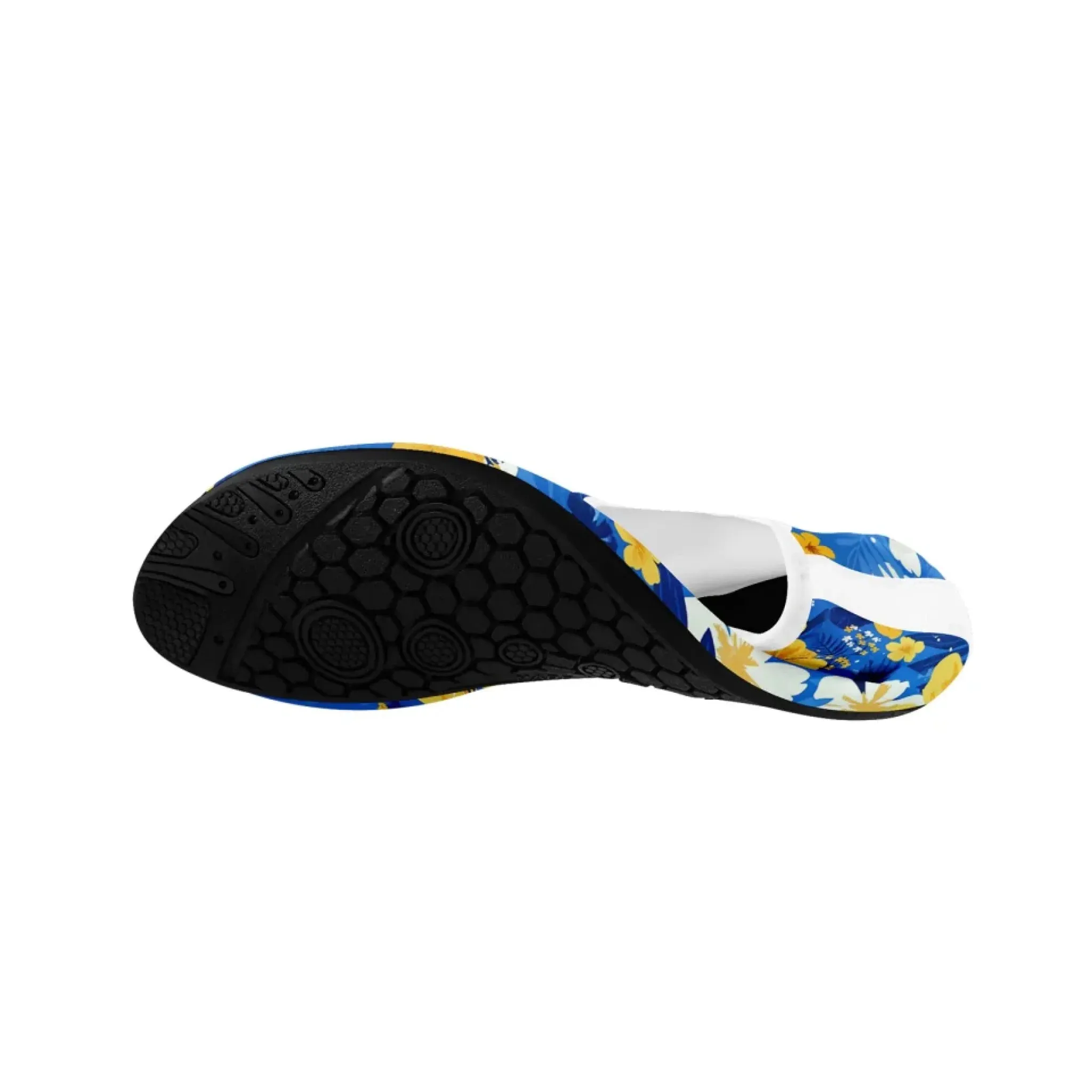 Personalized Hawaii-Themed Aqua Shoes, Custom Tropical Beach Water Shoes, Print-on-Demand Unisex Slip-Ons