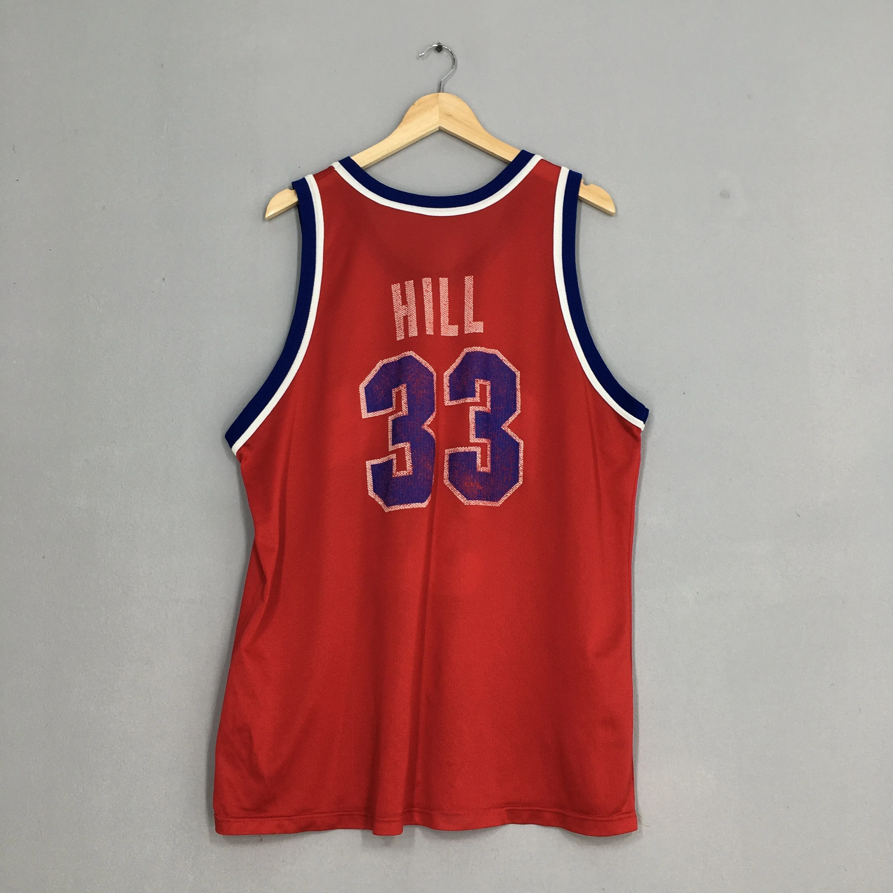 Pistons Basketball Nba Grant Hill #33 Champion Jersey