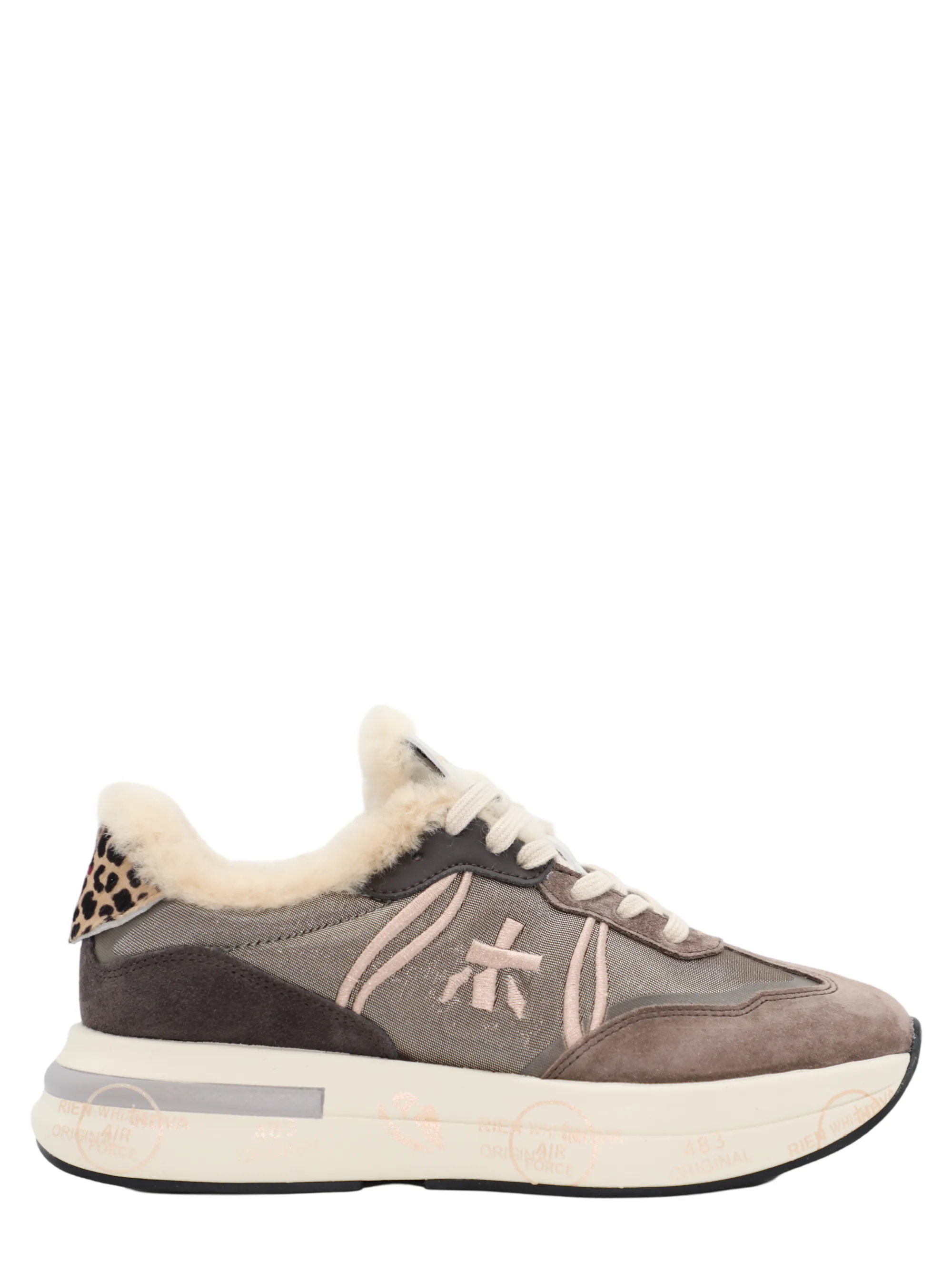 Premiata Cassie Montone Sneaker in White