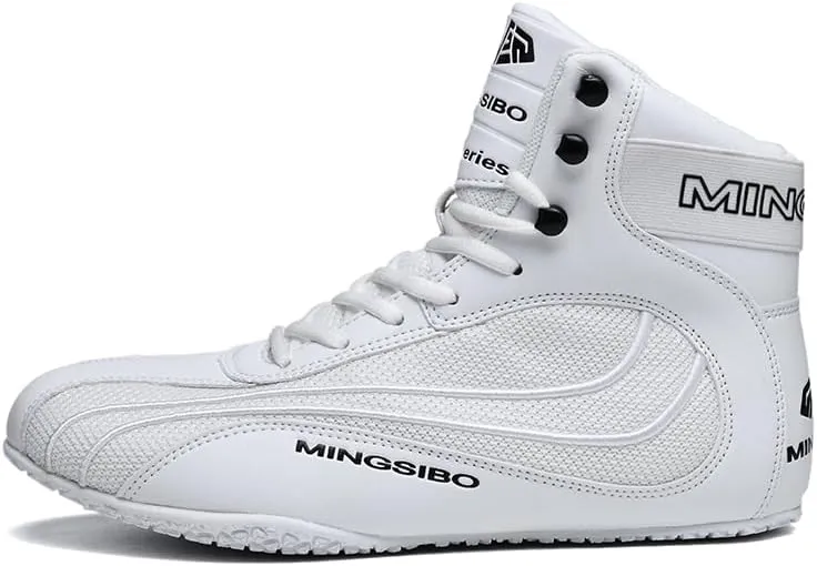 Professional Boxing Shoes for Men and Youth, Anti-Slip Wrestling Shoes Men Youth Wrestling Shoes Training,Lightweight and Breathable Gold Boxing Boots
