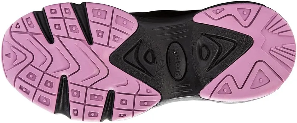 Propet Womens Stability X Walking Walking Sneakers Shoes - Black, Pink