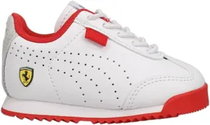 PUMA Infant Boys Sf Roma Via Perforated Ac Slip On Sneakers Shoes Casual - White - Size 8 M