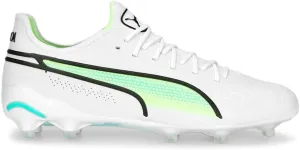 PUMA Women's Fg Outsole King Ultimate Ag Soccer Cleated, Firm Ground, Turf-White-Size 9 M