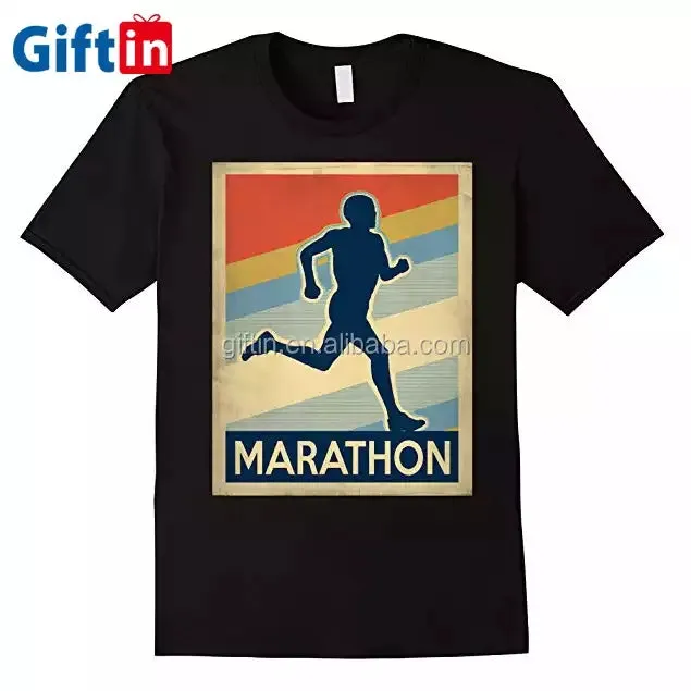 Quick Dry Fit Custom Marathon Sports Sublimation Printing T shirt