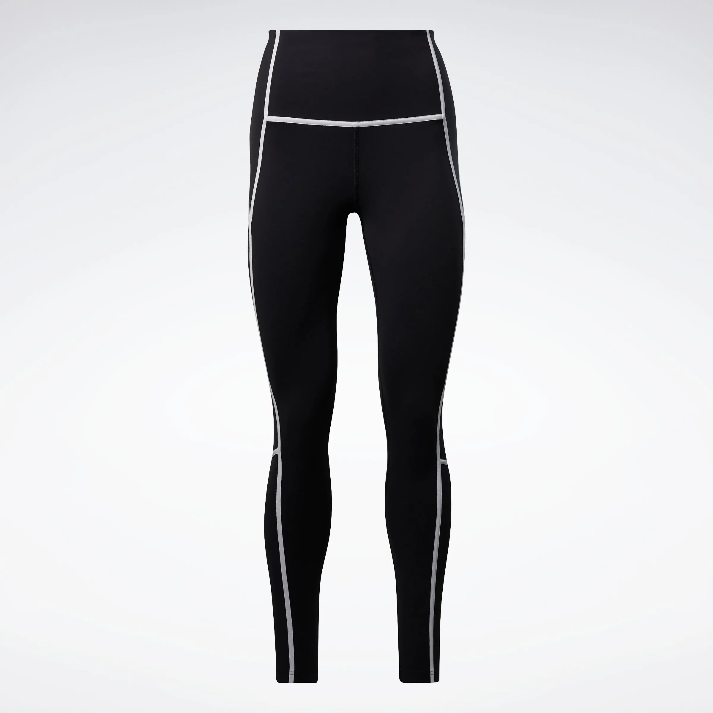 Reebok Apparel Women Lux High-Waisted Colorblock Leggings Black