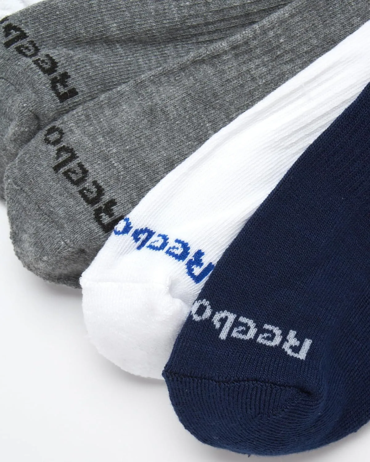 Reebok Men's Crew Socks - 5 Pack Stretch Performance Cushioned High Crew Socks - Arch Support Athletic Socks for Men (6-12.5)