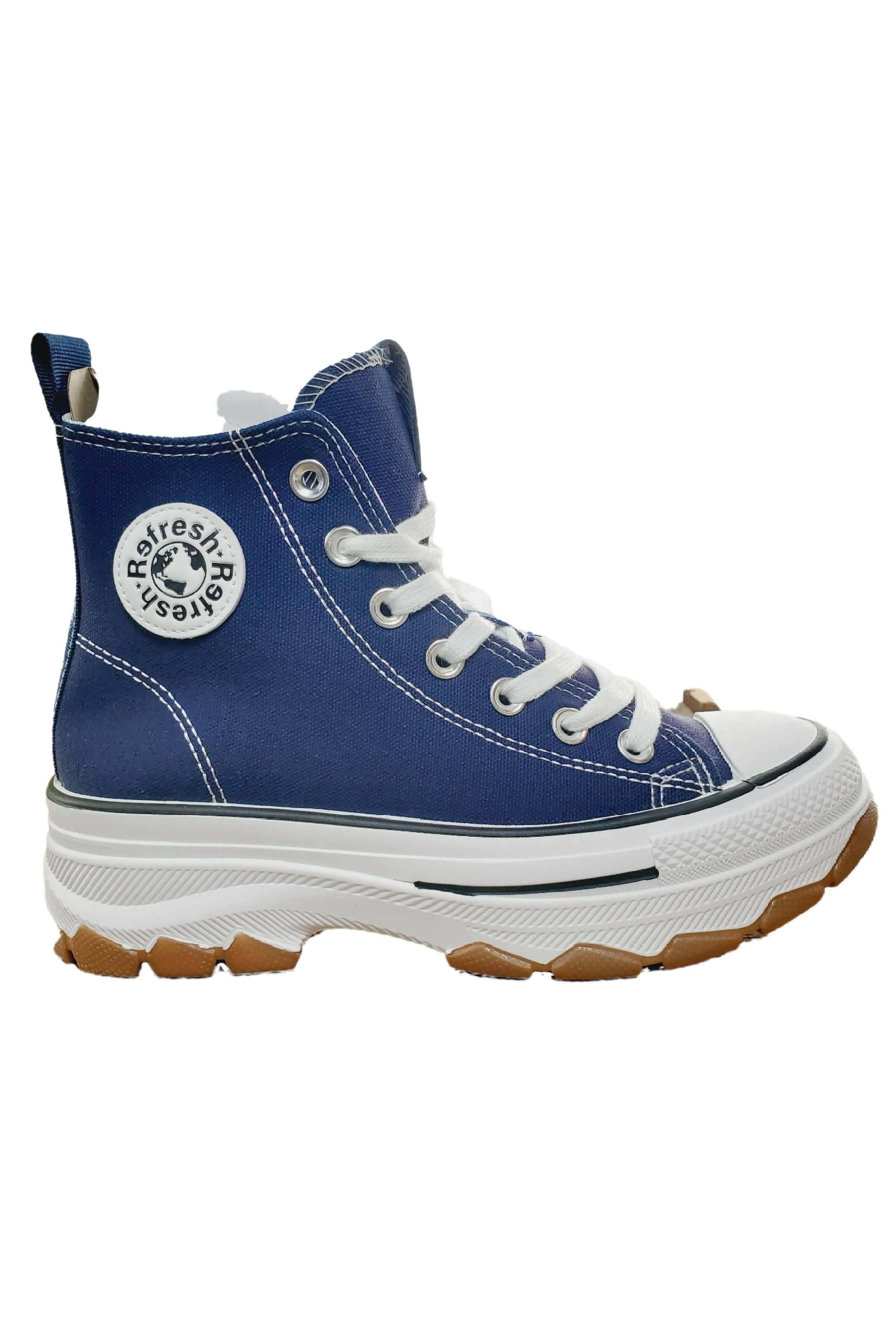 Refresh High Tops- Navy