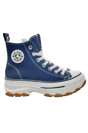 Refresh High Tops- Navy