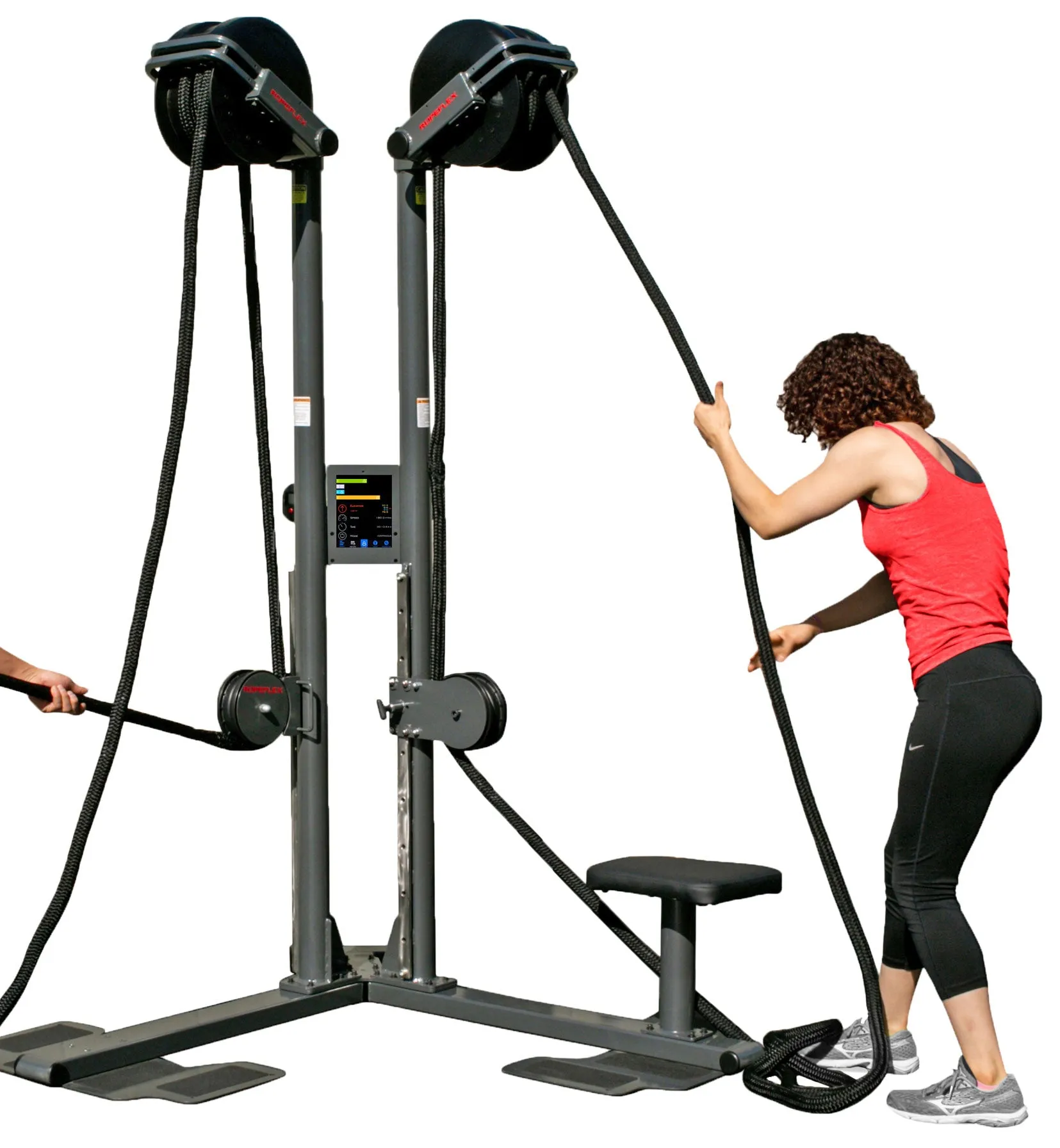 Ropeflex RX2500D Dual Station Oryx Vertical Rope Trainer with Adjustable Pulleys - Brand New