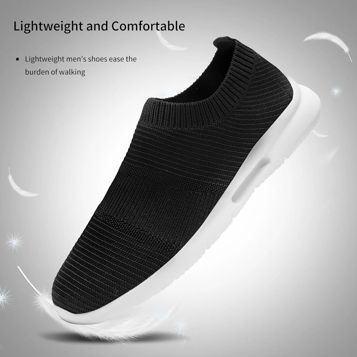 Running Shoes for Men Tennis Slip On Sneakers Breathable Fashion Mesh