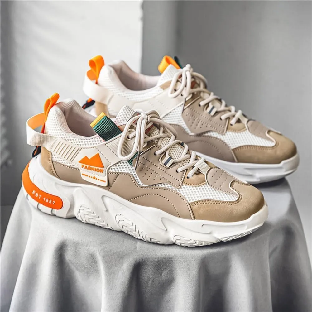Running Shoes for Men Wide Feet, Casual Chunky Platform Cushioning Men's Road Running Sneakers Shoes, Comfort Lightweight Walking Running Shoes