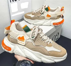 Running Shoes for Men Wide Feet, Casual Chunky Platform Cushioning Men's Road Running Sneakers Shoes, Comfort Lightweight Walking Running Shoes