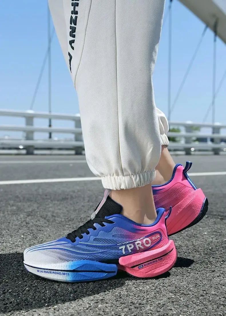 Running Shoes for Men with Arch Support Soft Bottom Cushioning Sneaker Marathon Racing Road Running Shoes Lightweight Breathable Mesh Walking Tennis Athletic Jogging Trainers
