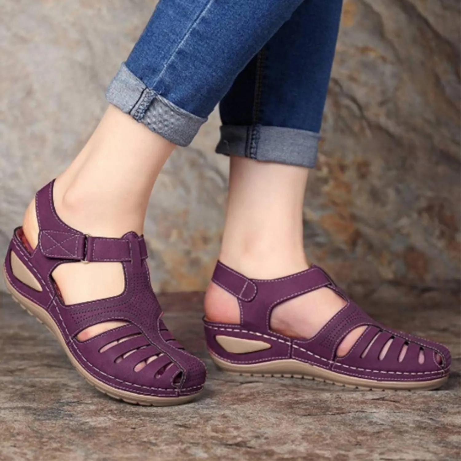 SBGMoSJ Ortho Dressy Sandals for Women Womens Orthopedic Flip Flops Wide Womens Summer Shoes White Women Comfort Sandals Walking Shoes Women Office Comfortable Sandals Women Huarache